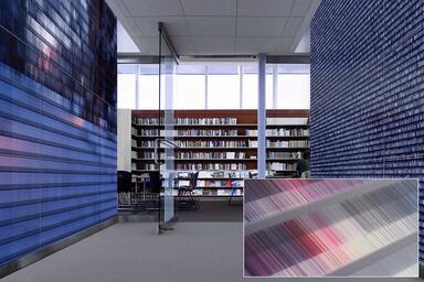 Partition walls in public library